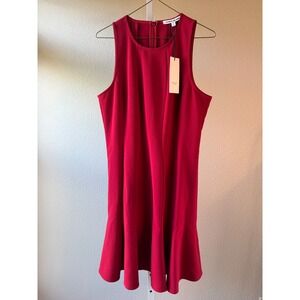 Elizabeth and James Red Sleeveless Flared Fit & Flare Dress Size‎ 12